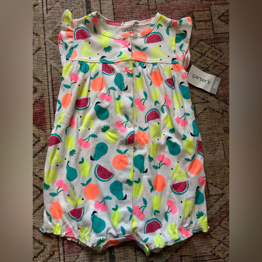 Carters girls jumpsuit 18M NWT